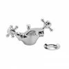 Heritage Bathrooms Heritage - Hartlebury Mono Basin Mixer With Pop-up Waste - Chrome - THRC04