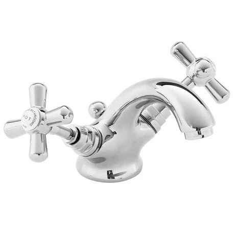 Heritage Bathrooms Heritage - Ryde Mono Basin Mixer Tap With Pop-up Waste - Chrome - TRHC04 1 Heritage Bathrooms Heritage - Ryde Mono Basin Mixer Tap With Pop-up Waste - Chrome - TRHC04