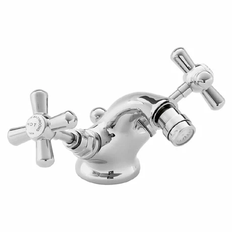 Heritage Bathrooms Heritage - Ryde Bidet Mixer With Pop-up Waste - Chrome - TRHC05 1 Heritage Bathrooms Heritage - Ryde Bidet Mixer With Pop-up Waste - Chrome - TRHC05