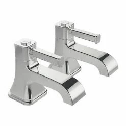 Heritage Bathrooms Heritage Somersby Basin Pillar Taps - TSBC00
