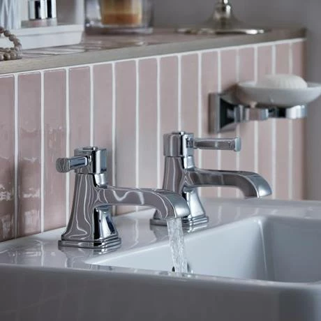 Heritage Bathrooms Heritage Somersby Basin Pillar Taps - TSBC00 Heritage Bathrooms Heritage Somersby Basin Pillar Taps - TSBC00 -Heritage Bathrooms shop TSBC00 d1 460