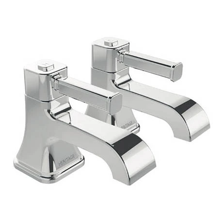 Heritage Bathrooms Heritage Somersby Bath Pillar Taps - TSBC01 1 Heritage Bathrooms Heritage Somersby Bath Pillar Taps - TSBC01