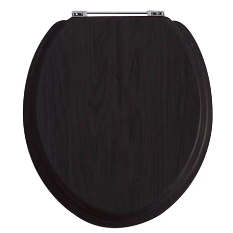 Heritage Bathrooms Heritage - Standard Toilet Seat With Chrome Hinges - Various Colour Options 1 Heritage Bathrooms Heritage - Standard Toilet Seat With Chrome Hinges - Various Colour Options