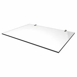 Heritage Bathrooms Heritage Abingdon Dorchester Washstand Glass Shelf - Vintage Gold - WGABDORVG