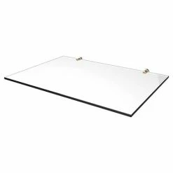 Heritage Bathrooms Heritage Abingdon 800mm Wynwood Washstand Glass Shelf - Vintage Gold - WGABWYN8VG